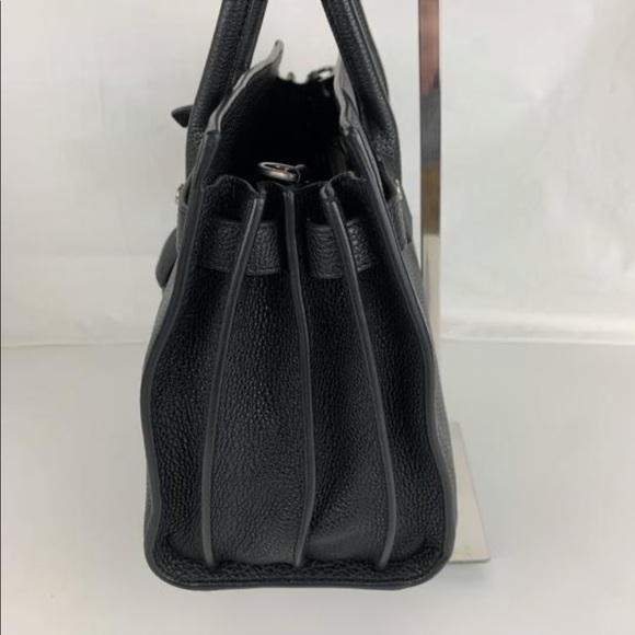 100% Authentic Like-New YSL Sac de Jour Baby - Soft Black Leather Crossbody Tote - Picture 4 of 11